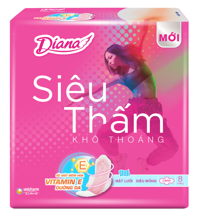 Diana Siêu Thấm Siêu Mỏng Cánh